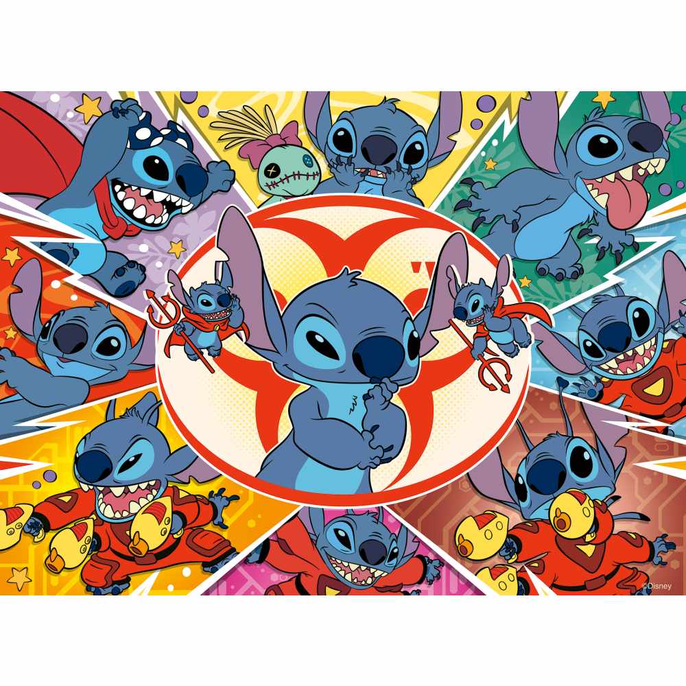 PUZZLE DISNEY STITCH 100 PIESE - RAVENSBURGER (RVSPC01071)