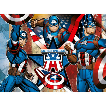 PUZZLE CAPITANUL AMERICA 100 PIESE - RAVENSBURGER (RVSPC01073)