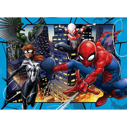 PUZZLE SPIDERMAN 4 X 100 PIECES - RAVENSBURGER (RVSPC01076)