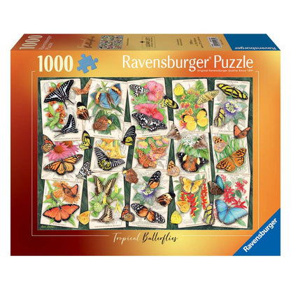 RAVENSBURGER - PUZZLE FLUTURI TROPICALI 1000 PIESE - RAVENSBURGER (RVSPA01084)