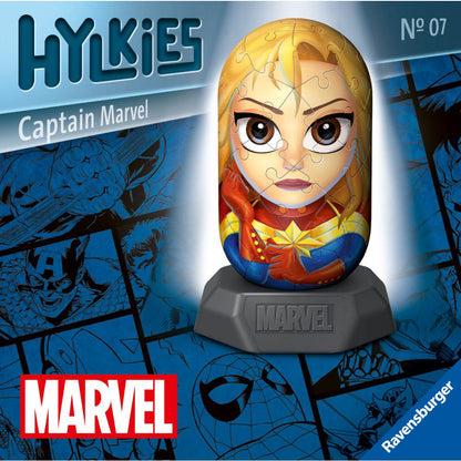 PUZZLE 3D HYLKIES MARVEL CAPTAIN MARVEL 54 PIESE - RAVENSBURGER (RVS3D01156)