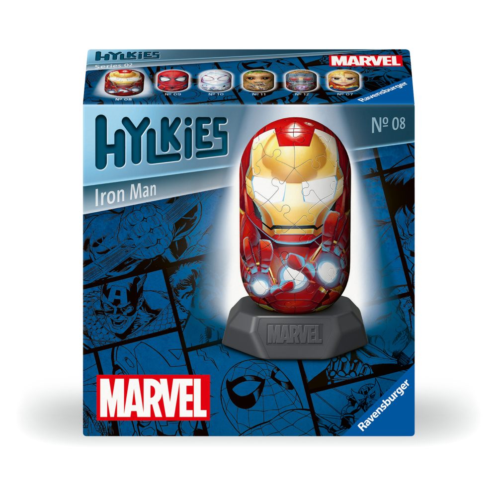 PUZZLE 3D HYLKIES MARVEL IRON MAN 54 PIESE - RAVENSBURGER (RVS3D01157)