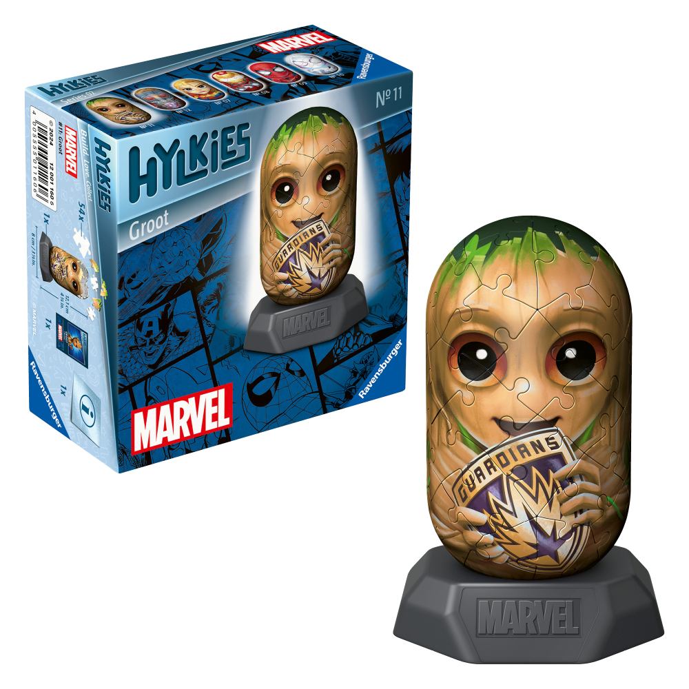 PUZZLE 3D HYLKIES MARVEL GROOT 54 PIESE - RAVENSBURGER (RVS3D01160)