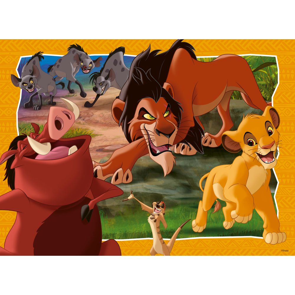 PUZZLE DISNEY REGELE LEU 200 PIESE - RAVENSBURGER (RVSPC01177)