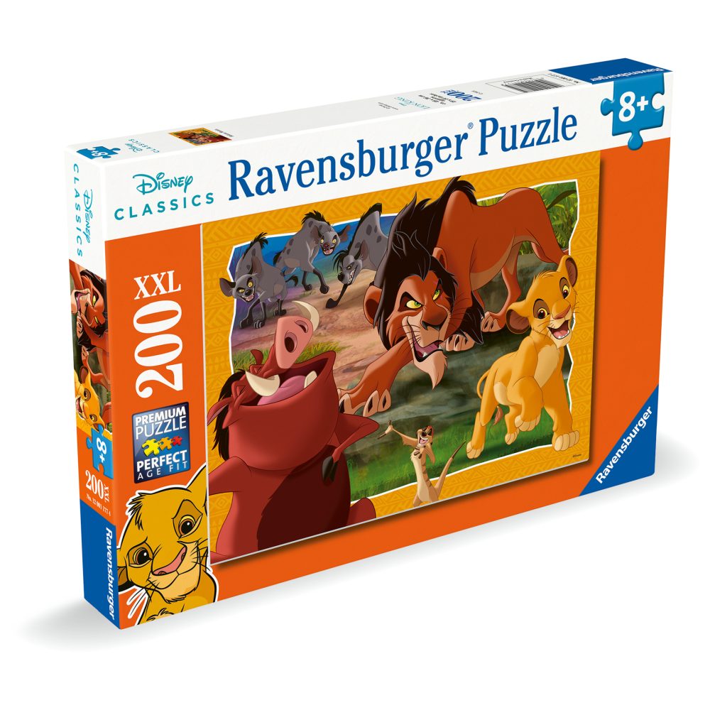 PUZZLE DISNEY REGELE LEU 200 PIESE - RAVENSBURGER (RVSPC01177)