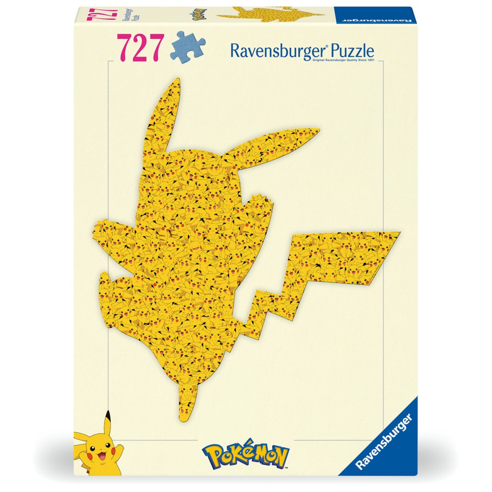 RAVENSBURGER - PUZZLE CONTUR PIKACHU 727 PIESE - RAVENSBURGER (RVSPA01212)