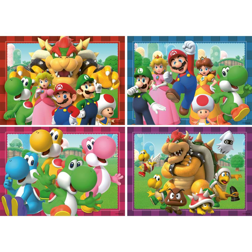 PUZZLE SUPER MARIO 4 X 100 PIESE - RAVENSBURGER (RVSPC05689)