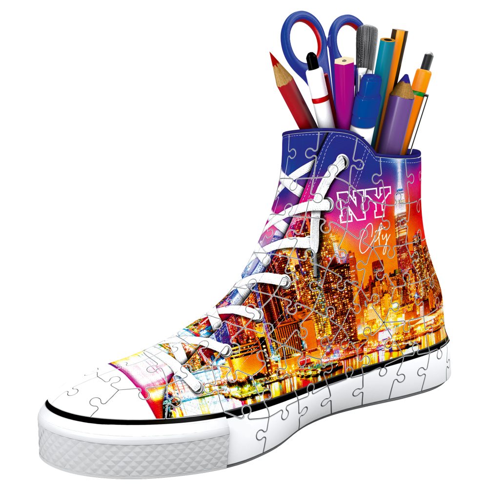 PUZZLE 3D SUPORT PIXURI SNEAKER NEW YORK 108 PIESE - RAVENSBURGER (RVS3D11152)