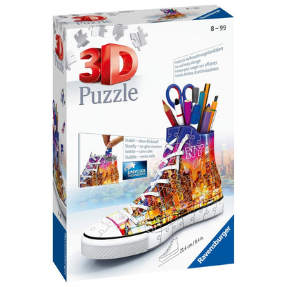 PUZZLE 3D SUPORT PIXURI SNEAKER NEW YORK 108 PIESE - RAVENSBURGER (RVS3D11152)