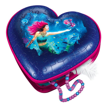 3D PUZZLE MERMAID HEART BOX 54 PIECES - RAVENSBURGER (RVS3D11249)