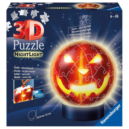 PUZZLE 3D LUMINOS HALLOWEEN 72 PIESE - RAVENSBURGER (RVS3D11253)