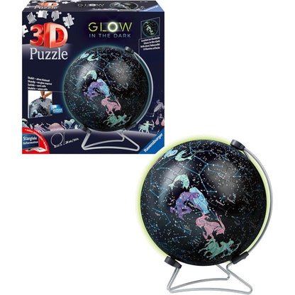 PUZZLE 3D GLOB LUMINEAZA IN INTUNERIC 180 PIESE - RAVENSBURGER (RVS3D11544)