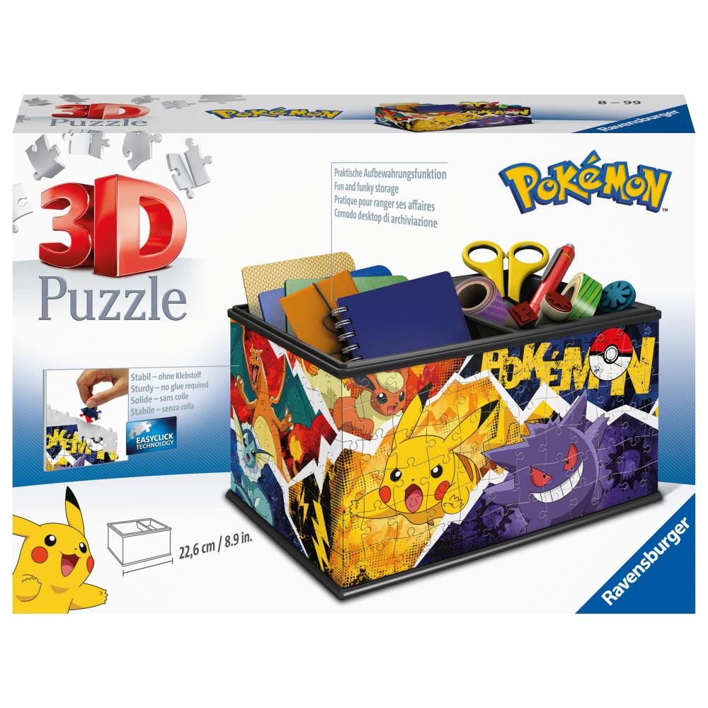 PUZZLE 3D CUTIE DEPOZITARE POKEMON 216 PIESE - RAVENSBURGER (RVS3D11546)