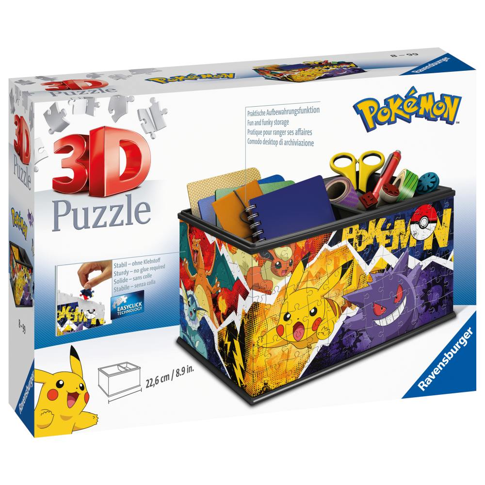 PUZZLE 3D CUTIE DEPOZITARE POKEMON 216 PIESE - RAVENSBURGER (RVS3D11546)