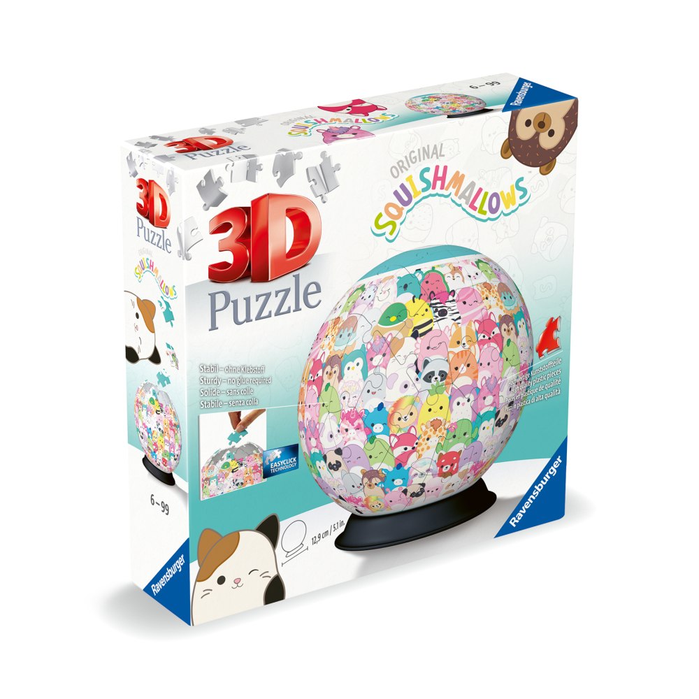 PUZZLE 3D SQUISHMALLOWS 72 PIESE - RAVENSBURGER (RVS3D11583)