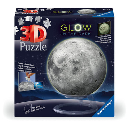 PUZZLE 3D LUNA LUMINEAZA IN INTUNERIC 72 PIESE - RAVENSBURGER (RVS3D11586)