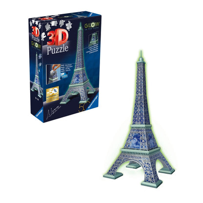 PUZZLE 3D TURNUL EIFFEL LUMINEAZA IN INTUNERIC 216 PIESE - RAVENSBURGER (RVS3D11591)