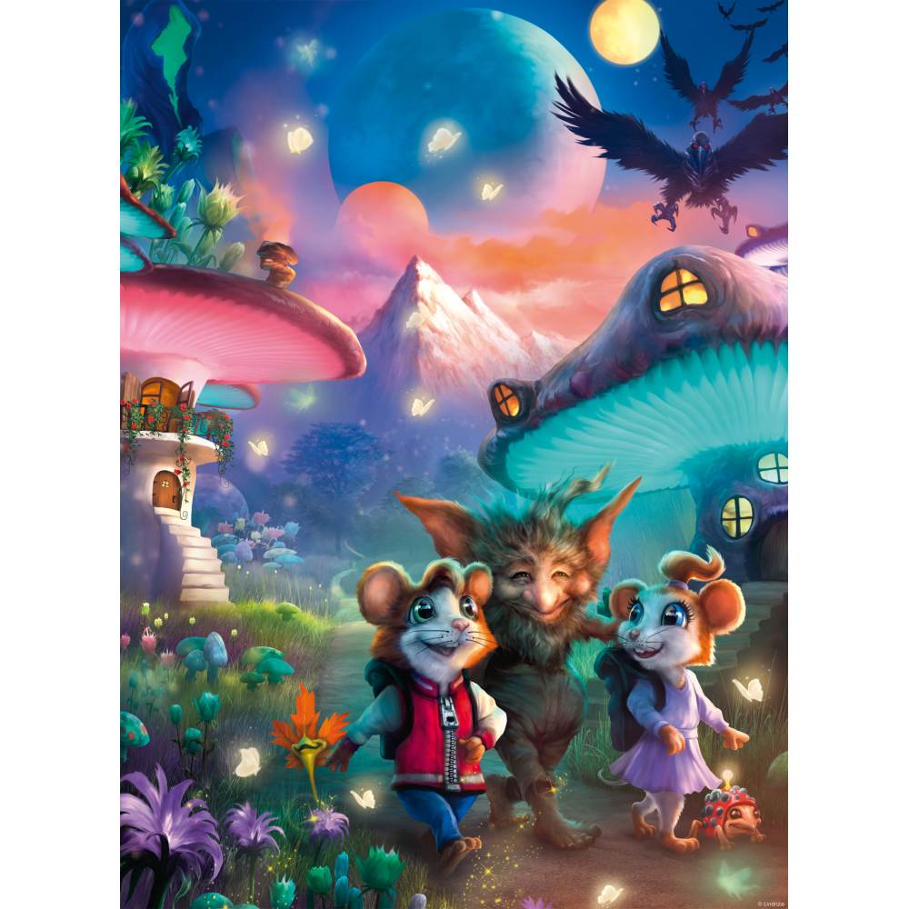 PUZZLE ORASUL CIUPERCA 100 PIESE - RAVENSBURGER (RVSPC13276)