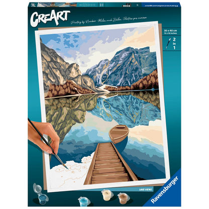 PAINTING BY NUMBERS LAKE VIEW - RAVENSBURGER (RVSPBN23612)