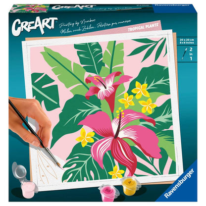 PICTURA PE NUMERE PLANTE TROPICALE - RAVENSBURGER (RVSPBN23728)