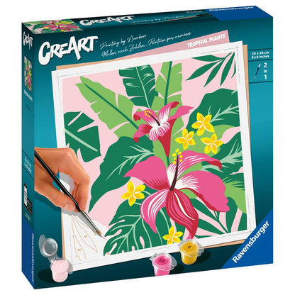 PICTURA PE NUMERE PLANTE TROPICALE - RAVENSBURGER (RVSPBN23728)