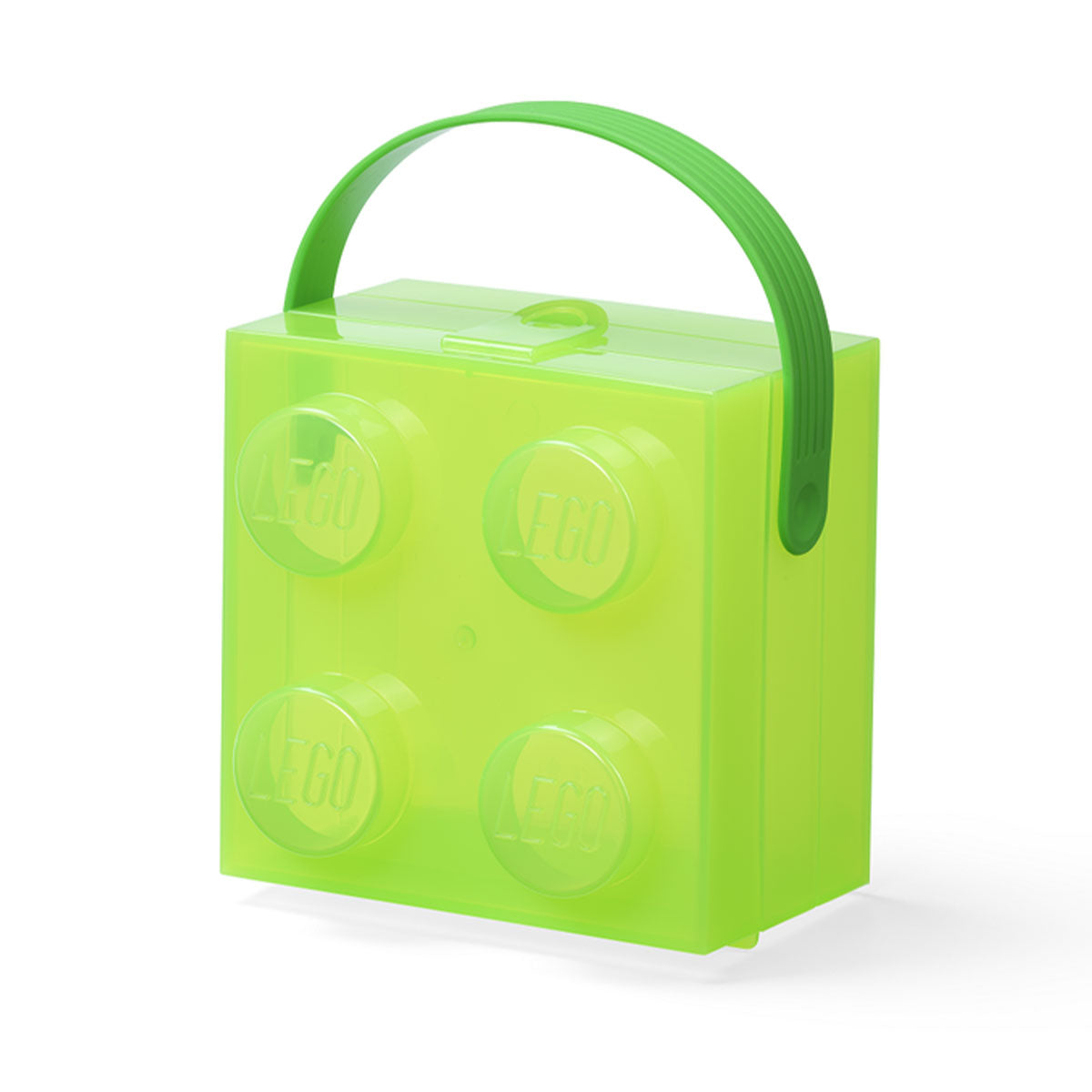 CUTIE 2X2 - VERDE TRANSPARENT - LEGO (40240008)