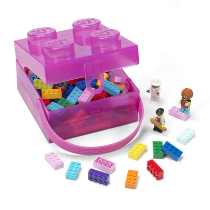 CUTIE 2X2 - VIOLET TRANSPARENT - LEGO (40240009)