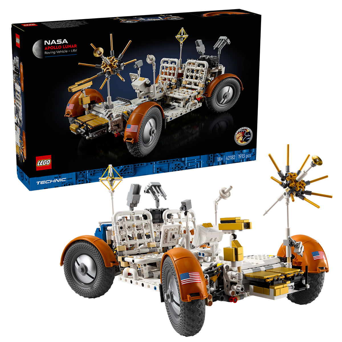 ROVERUL SELENAR DIN MISIUNILE NASA APOLLO - LEGO TECHNIC (42182)