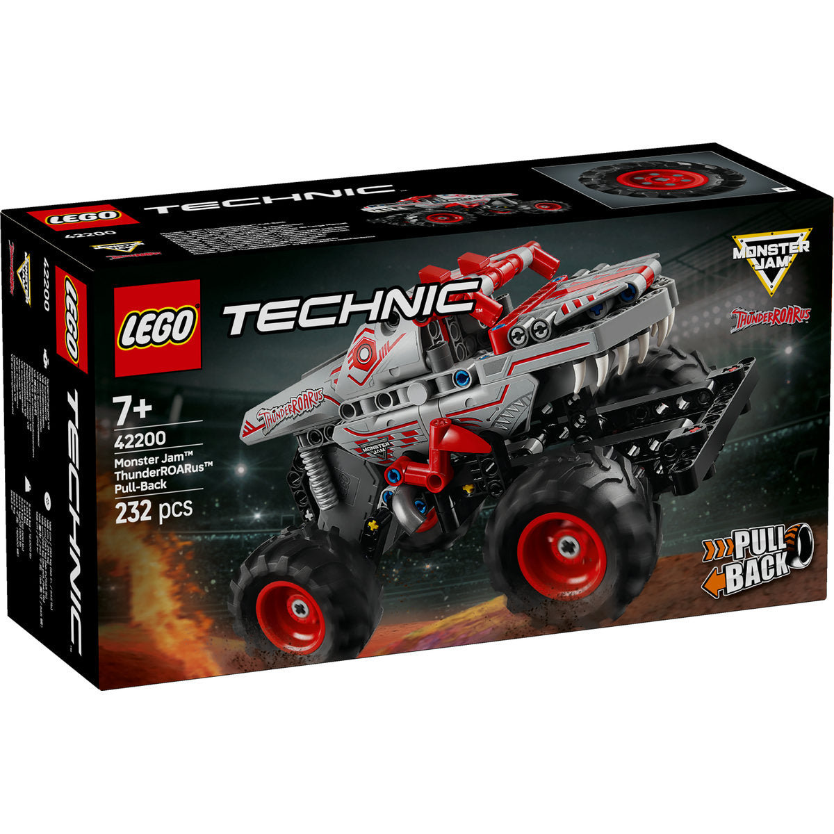 MONSTER JAM™ THUNDERROARUS™ PULL-BACK - LEGO TECHNIC (42200)