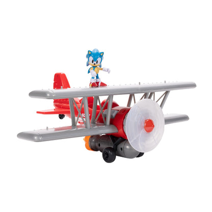 NINTENDO SONIC - SET DE JOACA AVION CU LUMINI SI SUNETE, FIGURINA SONIC INCLUSA (423284)