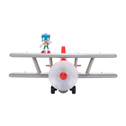 NINTENDO SONIC - SET DE JOACA AVION CU LUMINI SI SUNETE, FIGURINA SONIC INCLUSA (423284)