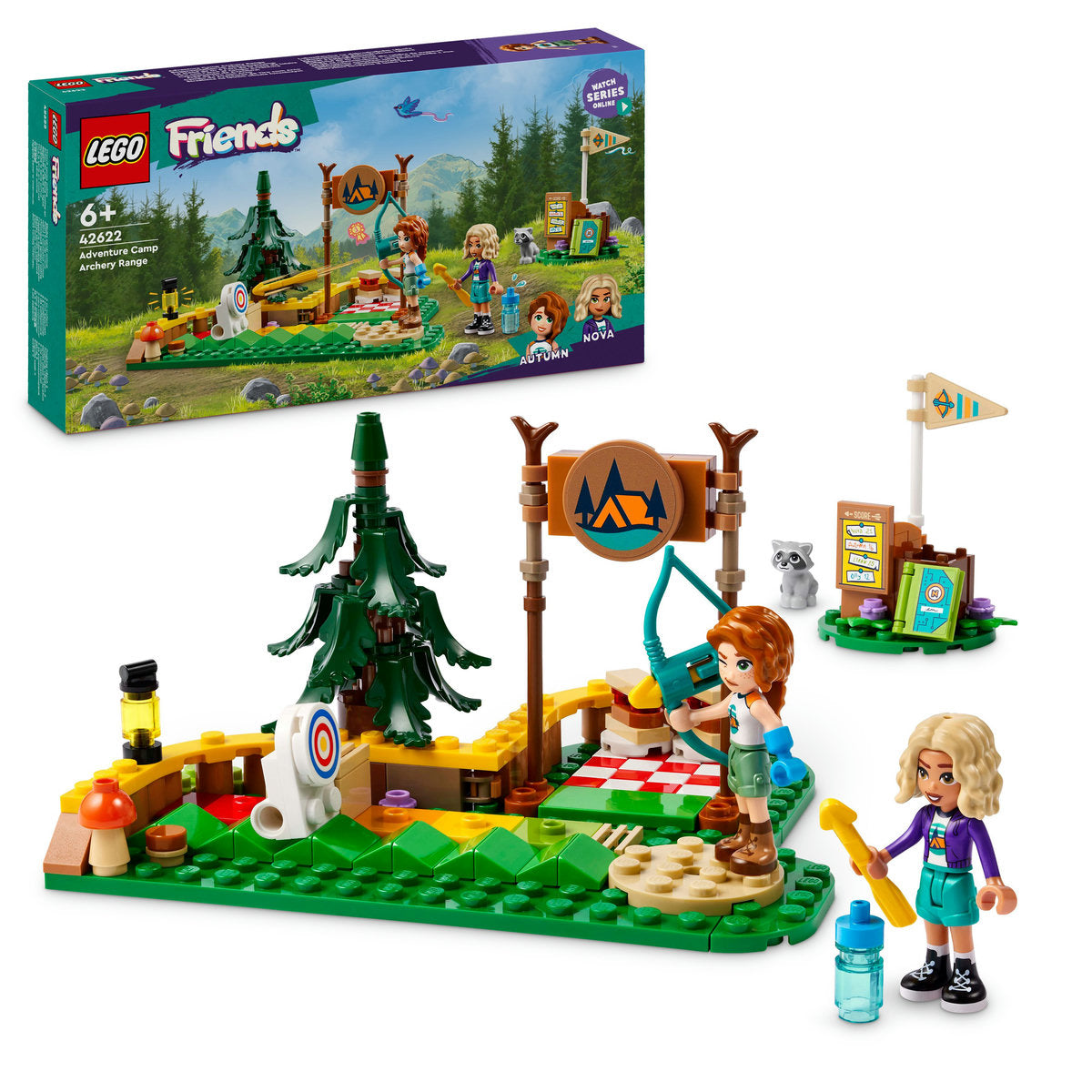 POLIGONUL DE TIR CU ARCUL ÎN TABARA DE AVENTURI - LEGO FRIENDS (42622)