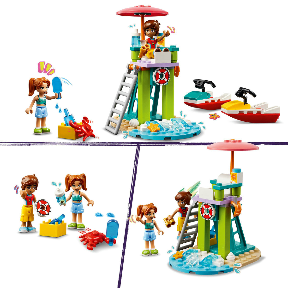 SCUTER ACVATIC PE LITORAL - LEGO FRIENDS (42623)