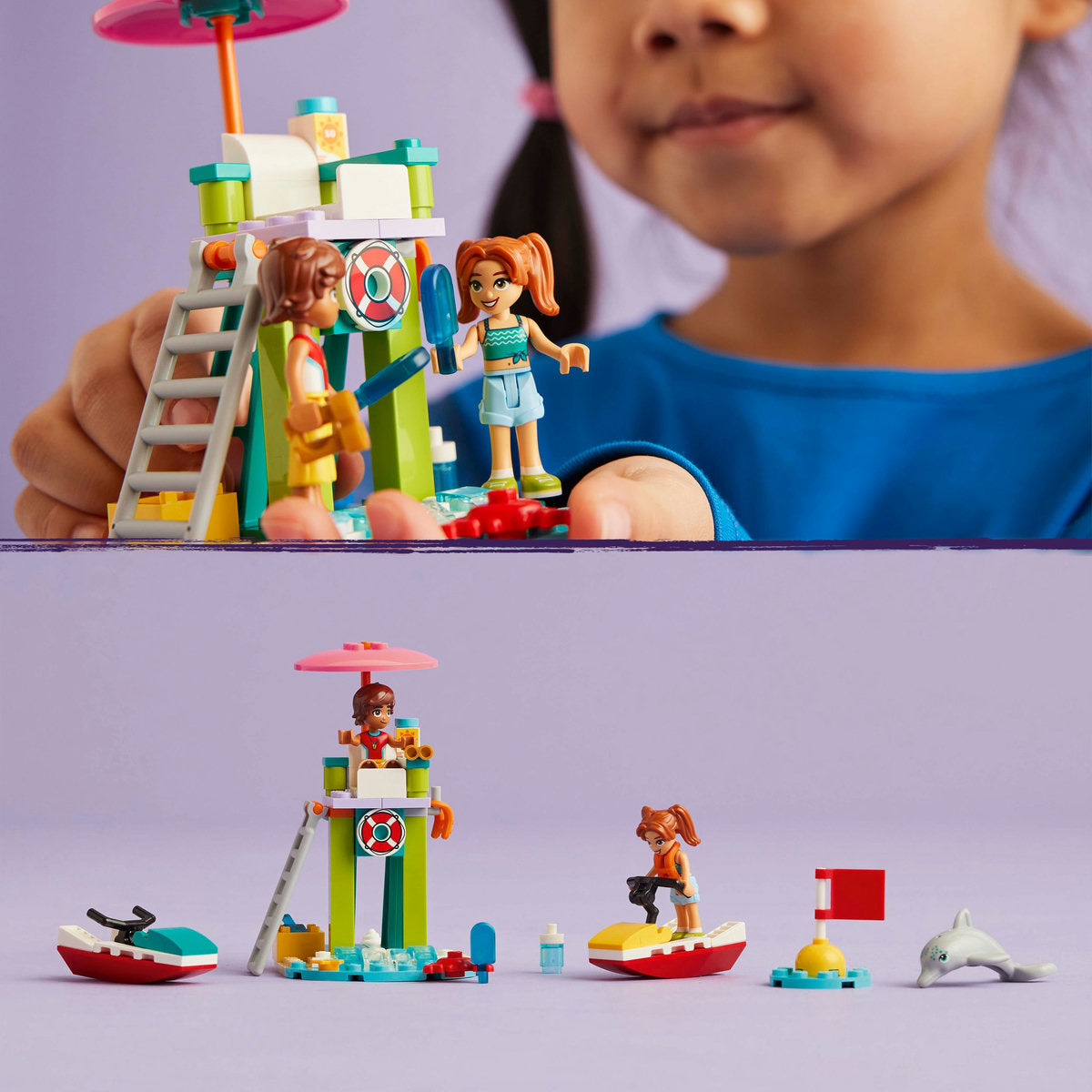 SCUTER ACVATIC PE LITORAL - LEGO FRIENDS (42623)