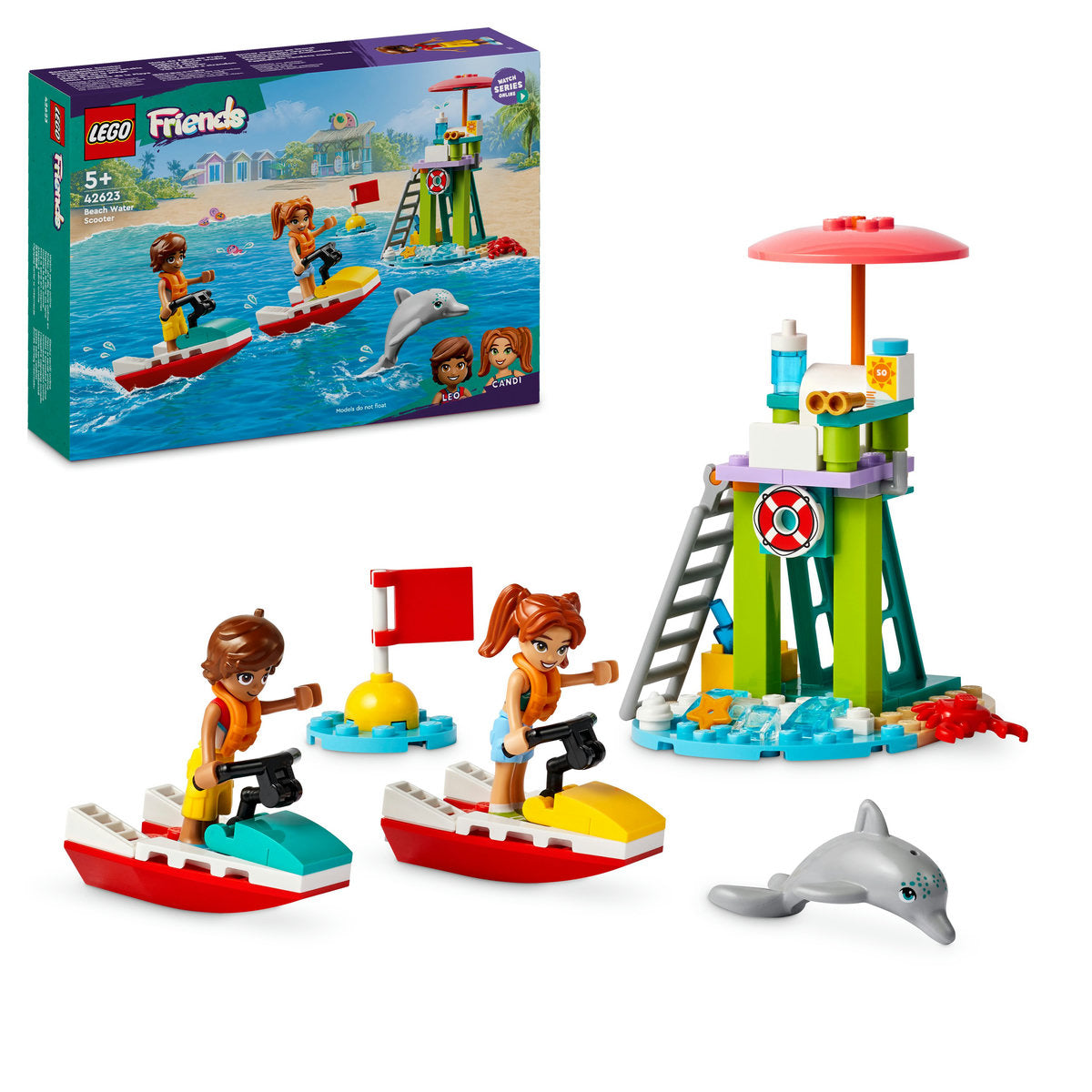 SCUTER ACVATIC PE LITORAL - LEGO FRIENDS (42623)