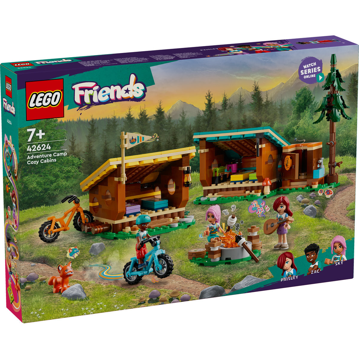 CABANE ÎN TABARA DE AVENTURI - LEGO FRIENDS (42624)