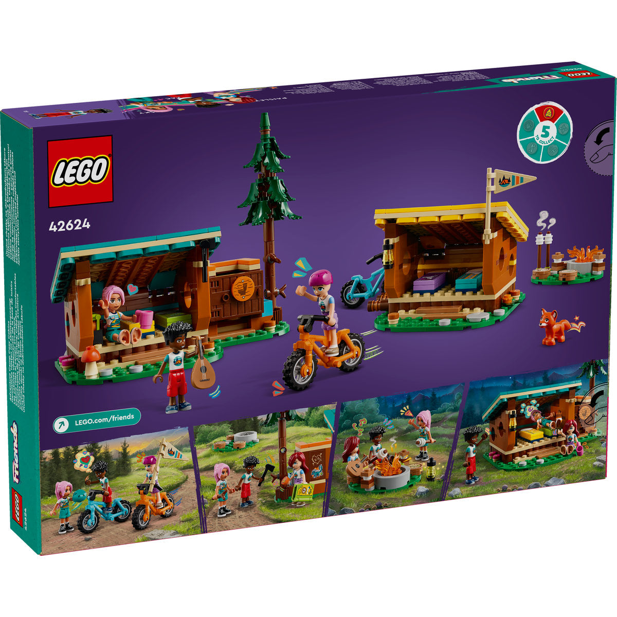 CABANE ÎN TABARA DE AVENTURI - LEGO FRIENDS (42624)