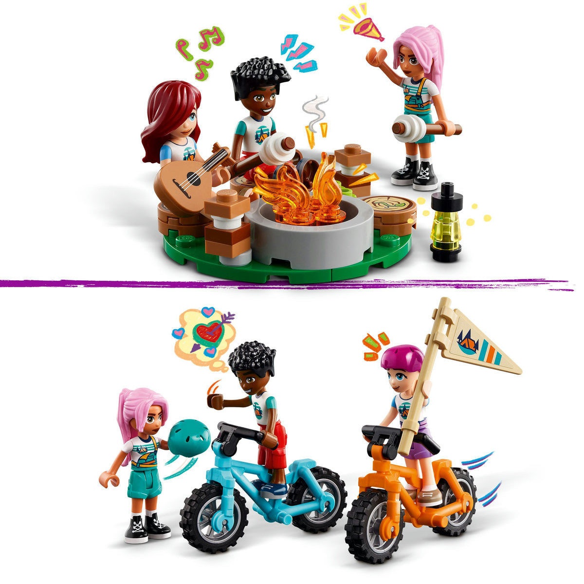 CABANE ÎN TABARA DE AVENTURI - LEGO FRIENDS (42624)