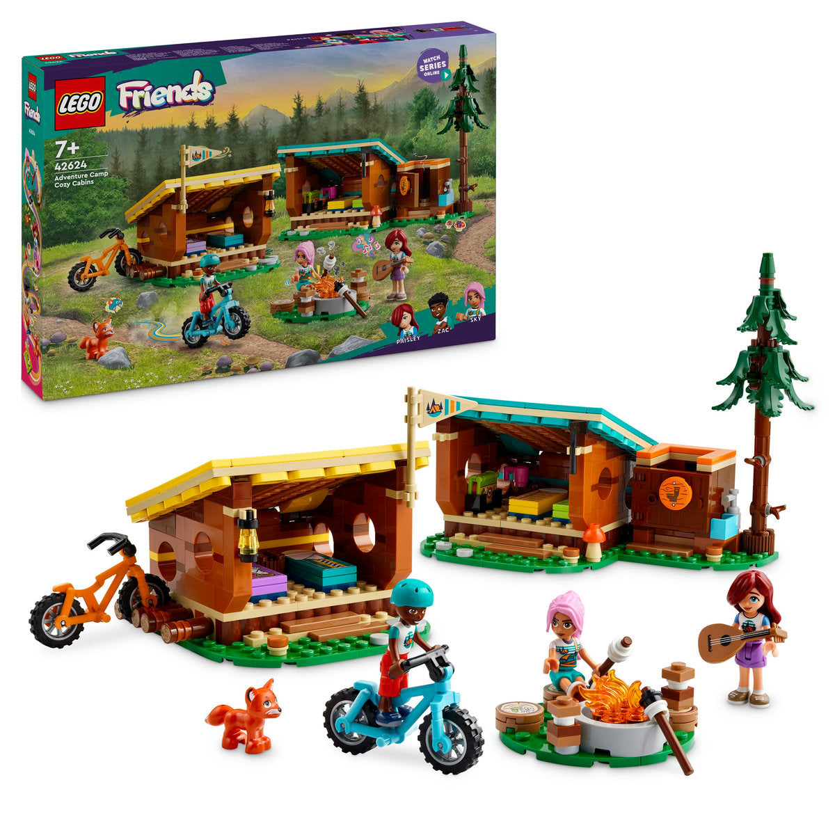 CABANE ÎN TABARA DE AVENTURI - LEGO FRIENDS (42624)