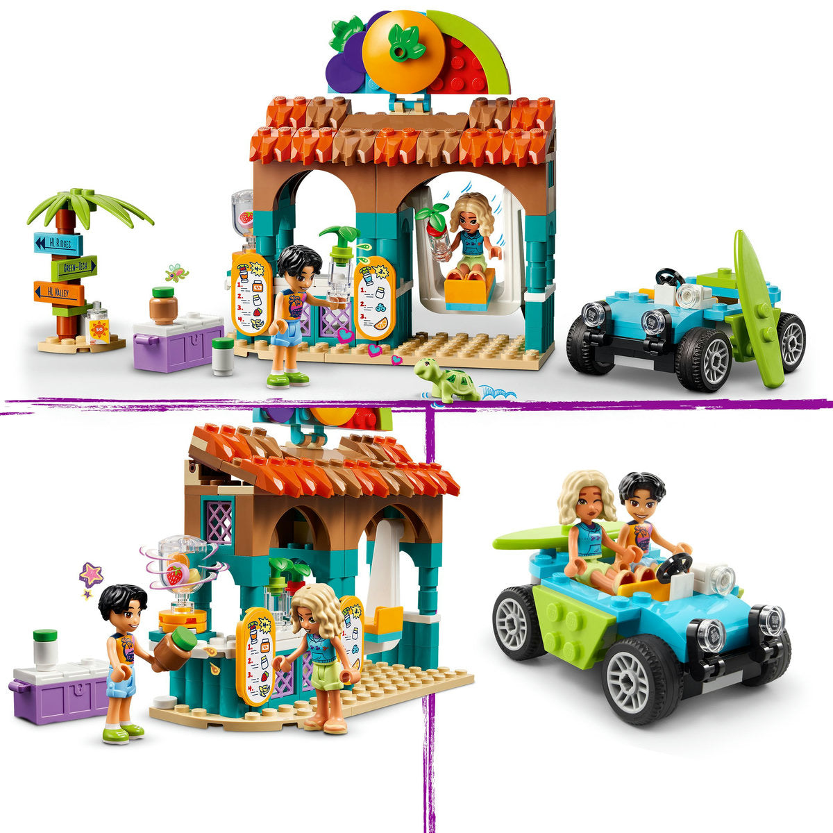 CHIOSC DE SMOOTHIE-URI PE PLAJA - LEGO FRIENDS (42625)