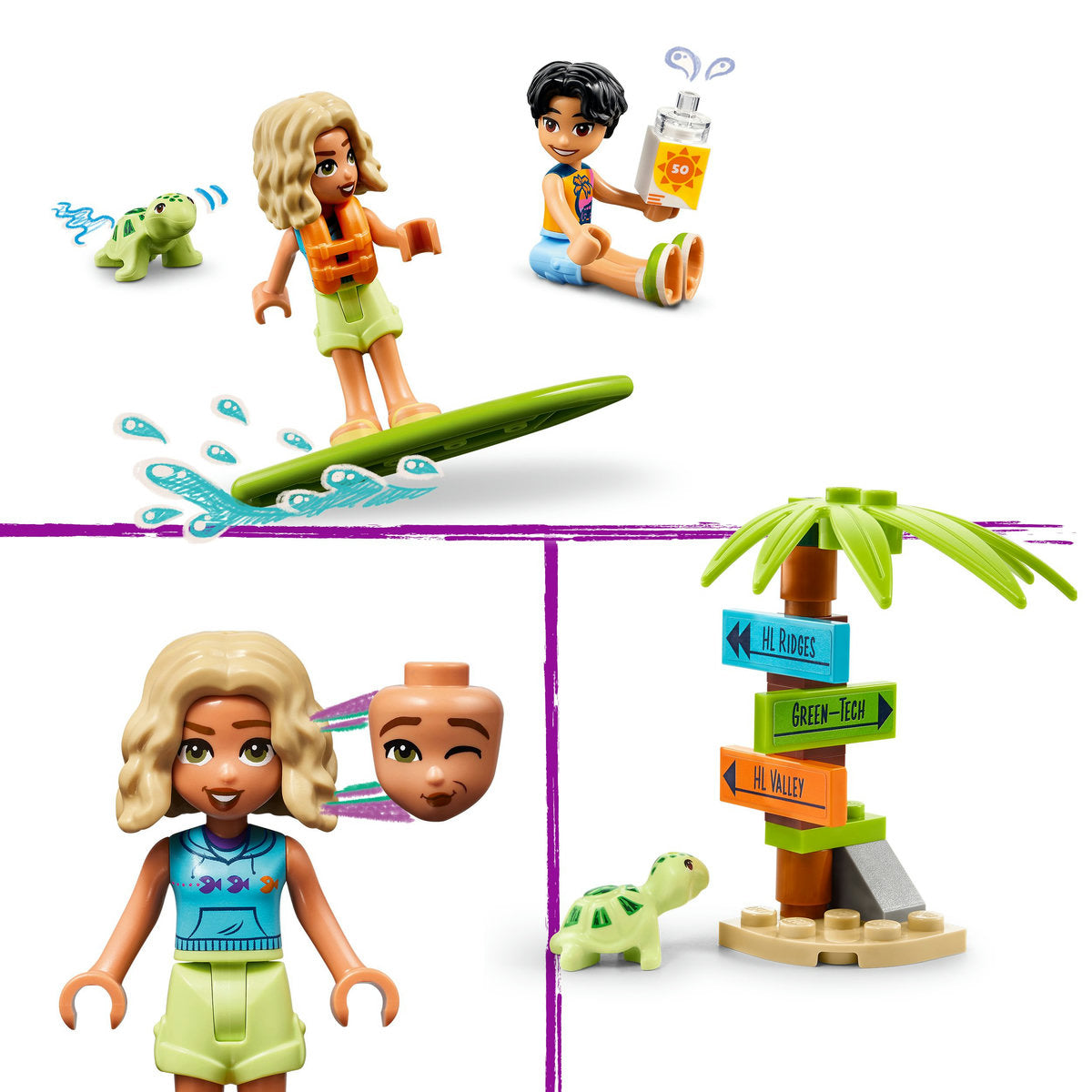 CHIOSC DE SMOOTHIE-URI PE PLAJA - LEGO FRIENDS (42625)