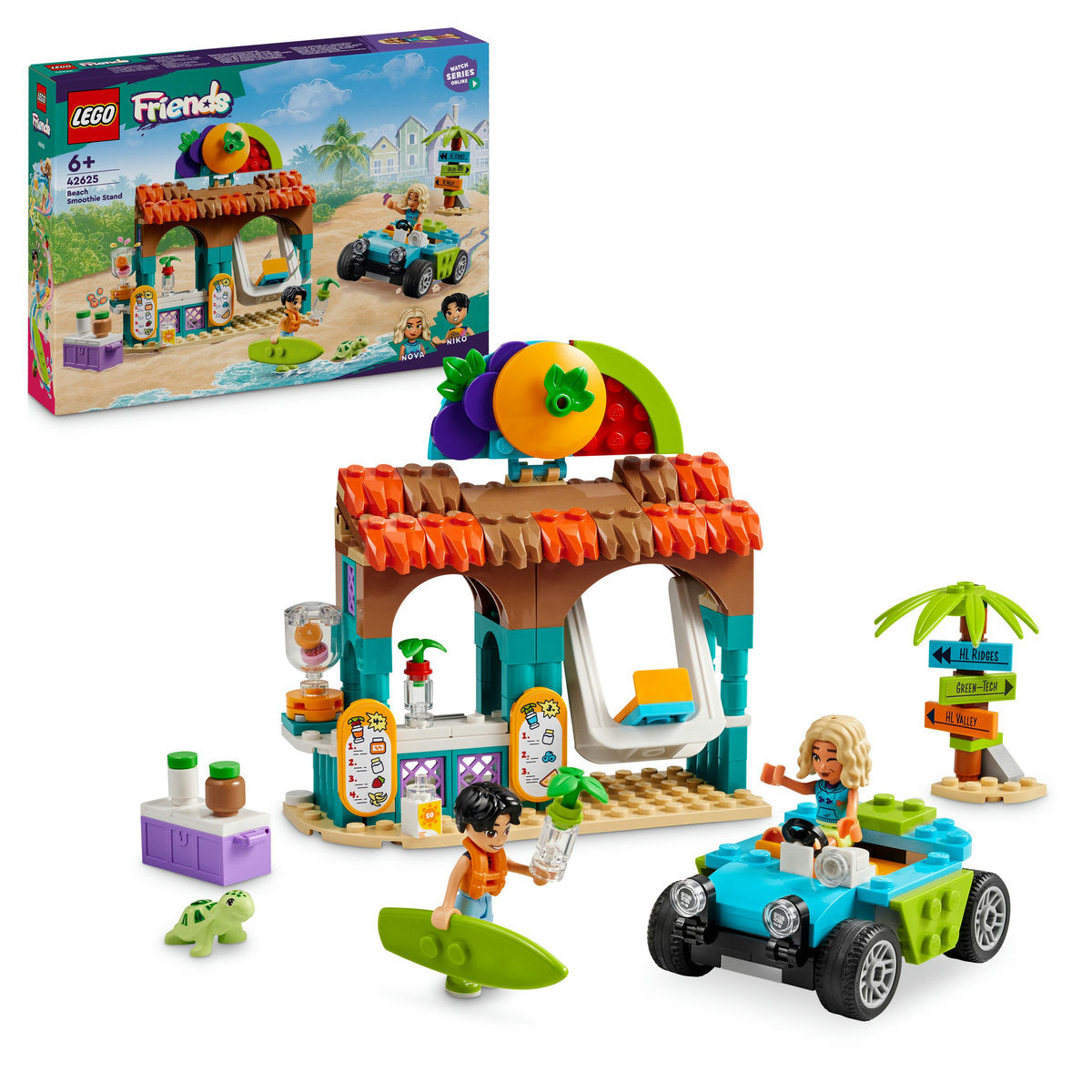 CHIOSC DE SMOOTHIE-URI PE PLAJA - LEGO FRIENDS (42625)