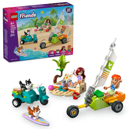 AVENTURI CU CATEI LA SURFING SI PE SCUTER - LEGO FRIENDS (42641)