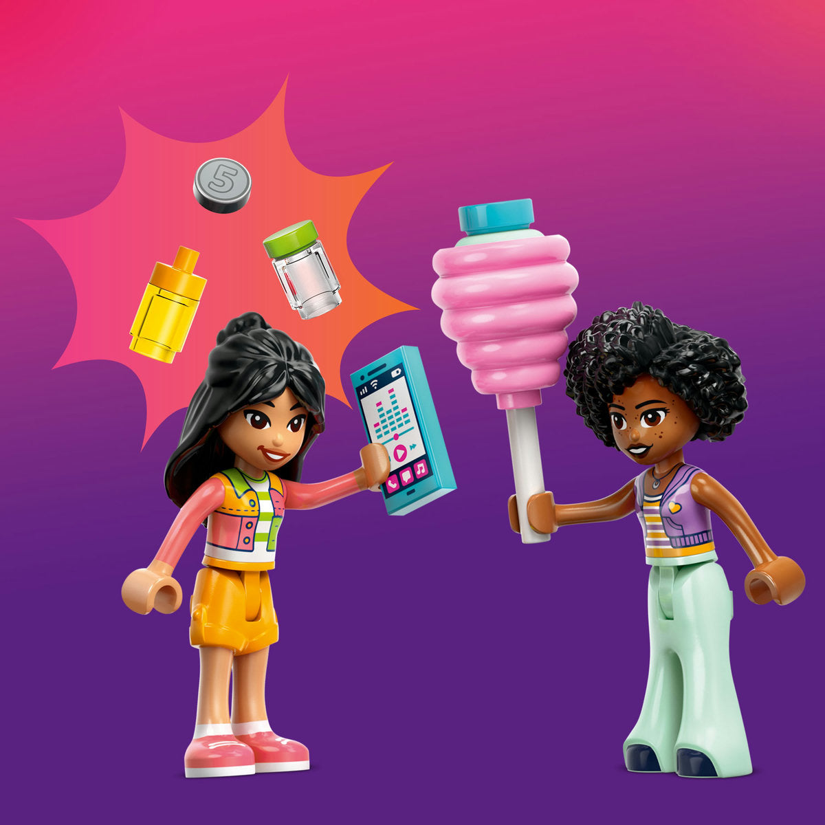 TARABA CU VATA DE ZAHAR SI SCUTER - LEGO FRIENDS (42643)