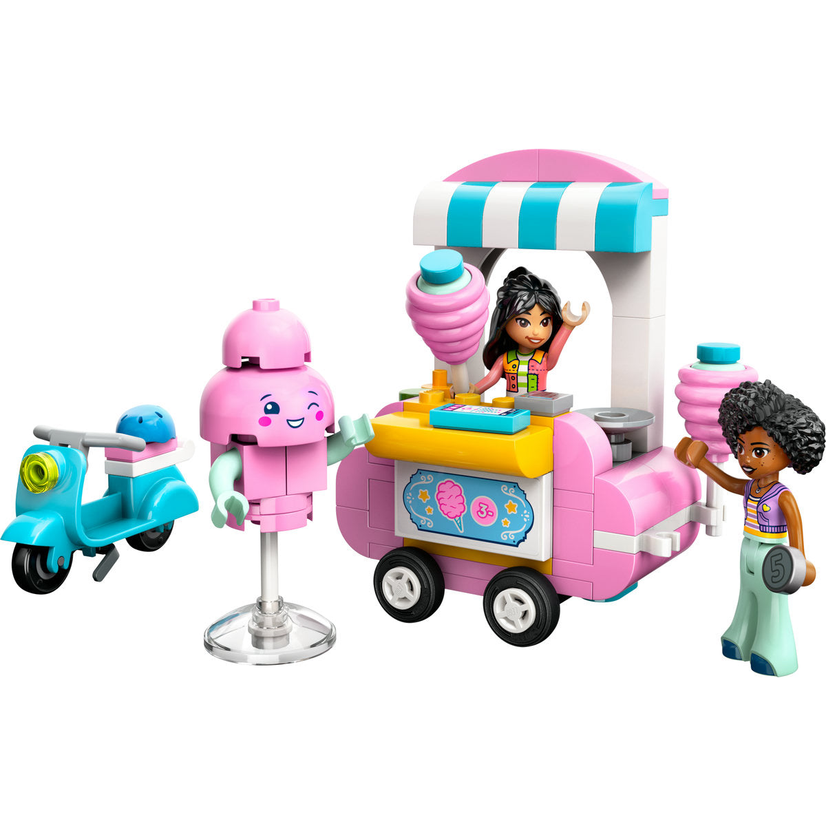 TARABA CU VATA DE ZAHAR SI SCUTER - LEGO FRIENDS (42643)