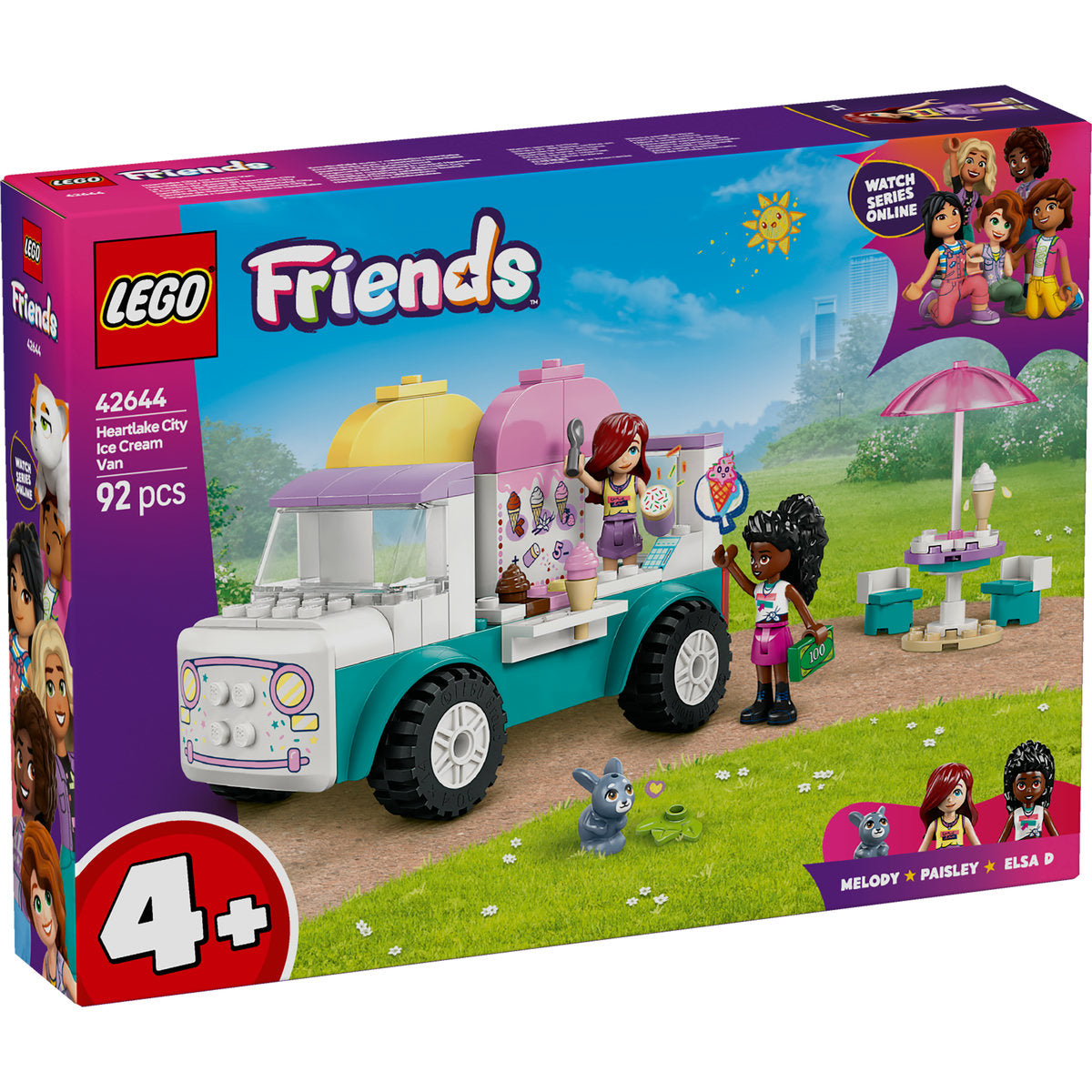 FURGONETA DE ÎNGHETATA ÎN ORASUL HEARTLAKE - LEGO FRIENDS (42644)