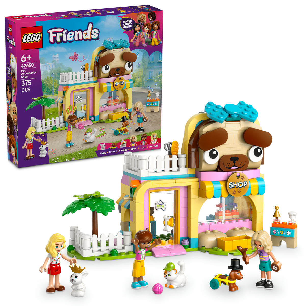 MAGAZIN DE ACCESORII PENTRU ANIMALE DE COMPANIE - LEGO FRIENDS (42650)