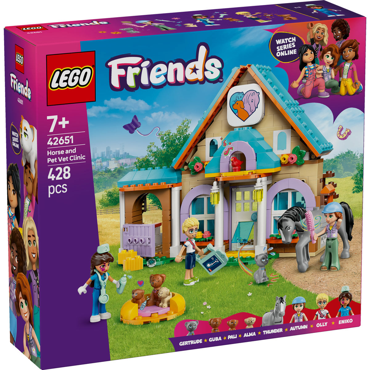 CLINICA VETERINARA PENTRU CAI SI ANIMALE DE COMPANIE - LEGO FRIENDS (42651)