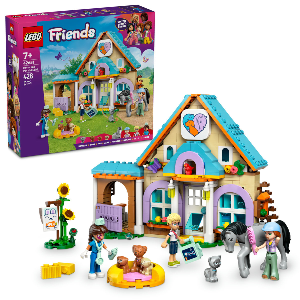 CLINICA VETERINARA PENTRU CAI SI ANIMALE DE COMPANIE - LEGO FRIENDS (42651)