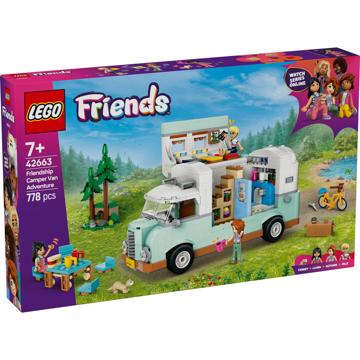 AVENTURA ÎN RULOTA CU PRIETENII - LEGO FRIENDS (42663)